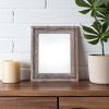 5" x 7" Gray Solid Wood Tabletop Picture Frame
