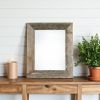 8.5" x 11" Gray Solid Wood Tabletop Picture Frame