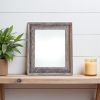 8" x 10" Gray Solid Wood Tabletop Picture Frame