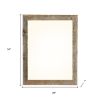 24" x 30" Gray Solid Wood Hanging Picture Frame