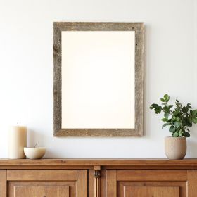 24" x 30" Gray Solid Wood Hanging Picture Frame