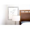 13" x 19" White Solid Wood Hanging Picture Frame
