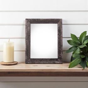 8" x 10" Black Solid Wood Tabletop Picture Frame