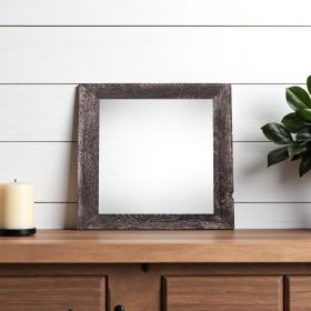 8" x 8" Black Solid Wood Tabletop Picture Frame
