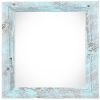 8" x 8" Blue Solid Wood Tabletop Picture Frame