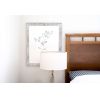 6" x 6" White Solid Wood Tabletop Picture Frame