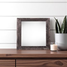 6" x 6" Black Solid Wood Tabletop Picture Frame
