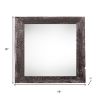 12" x 12" Black Solid Wood Tabletop Picture Frame