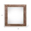 12" x 12" Espresso Solid Wood Tabletop Picture Frame
