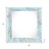 12" x 12" Blue Solid Wood Tabletop Picture Frame