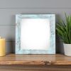 12" x 12" Blue Solid Wood Tabletop Picture Frame