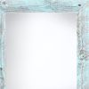 12" x 18" Blue Solid Wood Hanging Picture Frame