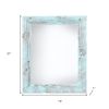 12" x 18" Blue Solid Wood Hanging Picture Frame