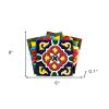 6" X 6" Festival Brights Mosaic Peel And Stick Removable Tiles