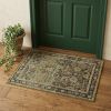 2' X 3' Green Power Loom Area Rug