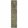 12' Green Runner Rug