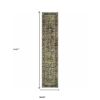 12' Green Runner Rug