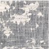 7' X 9' Grey And Ivory Grey Matter Area Rug