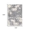 8' X 10' Grey And Ivory Grey Matter Area Rug