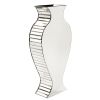 28" Clear Crystal Glass Table Vase