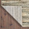 8' X 11' Ivory And Sage Abstract Area Rug
