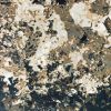5' X 8' Ivory And Navy Blue Abstract Area Rug