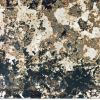 10' X 13' Ivory And Navy Blue Abstract Area Rug