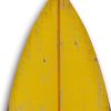 76" X 18" Yellow Wood Hanging Dimensional Sculpture