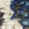 10' Navy Blue Yellow And Pink Floral Runner Rug