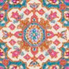 7' X 10' Gray And Gold Medallion Distressed Area Rug