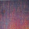 8' X 10' Blue And Orange Abstract Area Rug