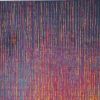 8' X 10' Blue And Orange Abstract Area Rug