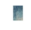 2' X 3' Blue And Ivory Abstract Area Rug