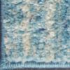 8' Blue And Ivory Abstract Runner Rug
