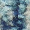 4' X 6' Blue And Ivory Abstract Area Rug