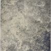 4' X 6' Gray And Ivory Abstract Area Rug
