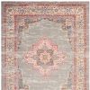 8' X 10' Gray And Gold Medallion Distressed Area Rug
