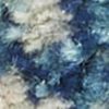 8' X 10' Blue And Ivory Southwestern Distressed Area Rug