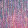 4' X 6' Blue And Orange Abstract Area Rug