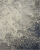 7' X 10' Gray And Ivory Abstract Area Rug