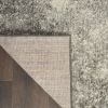 7' X 10' Gray And Ivory Abstract Area Rug
