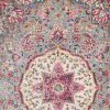 7' X 10' Gray And Ivory Medallion Area Rug