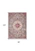 8' X 10' Gray And Ivory Medallion Area Rug