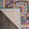 4' X 6' Ivory And Blue Medallion Area Rug