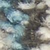 8' Ivory And Blue Oriental Distressed Runner Rug