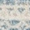 5' Navy Blue And Ivory Southwestern Round Rug