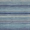 7' X 10' Navy Blue And Ivory Southwestern Area Rug