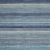 8' X 10' Navy Blue And Ivory Southwestern Area Rug