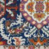2' X 3' Blue And Ivory Oriental Area Rug