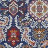 8' X 10' Blue And Ivory Oriental Area Rug